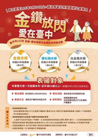 115金鑽婚海報